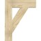 Ekena Millwork Traditional Block Rough Sawn Bracket, Douglas Fir, 6"W x 26"D x 34"H BKT06X26X34TRA05RDF - alternate 2
